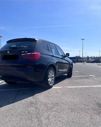 BMW X3 cena 55000 przebieg: 116000, rok produkcji 2014 z Warszawa małe 67